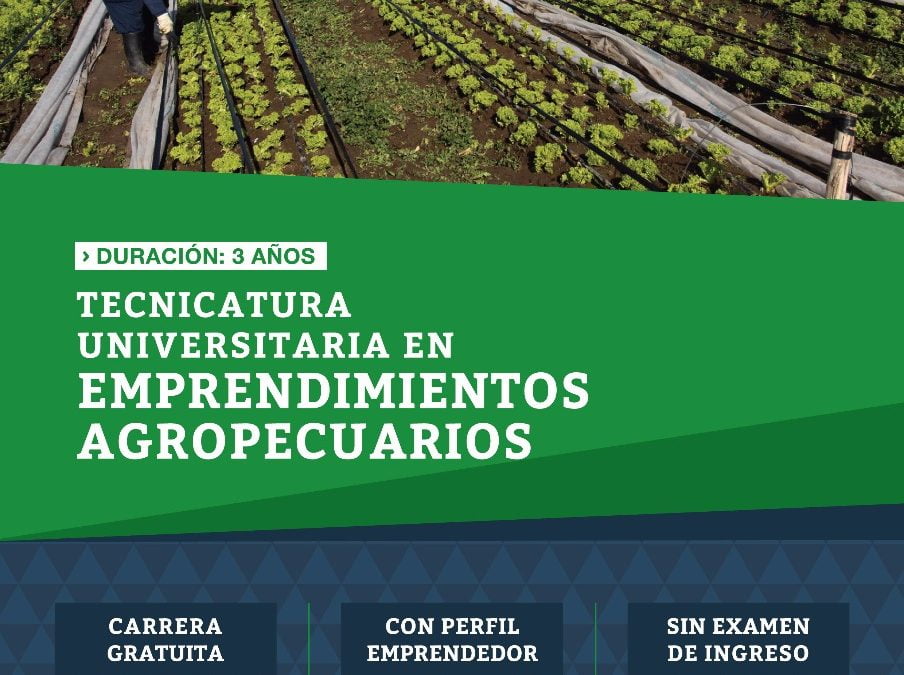 Continúa la inscripción para la Tecnicatura en Emprendimientos Agropecuarios de UPSO