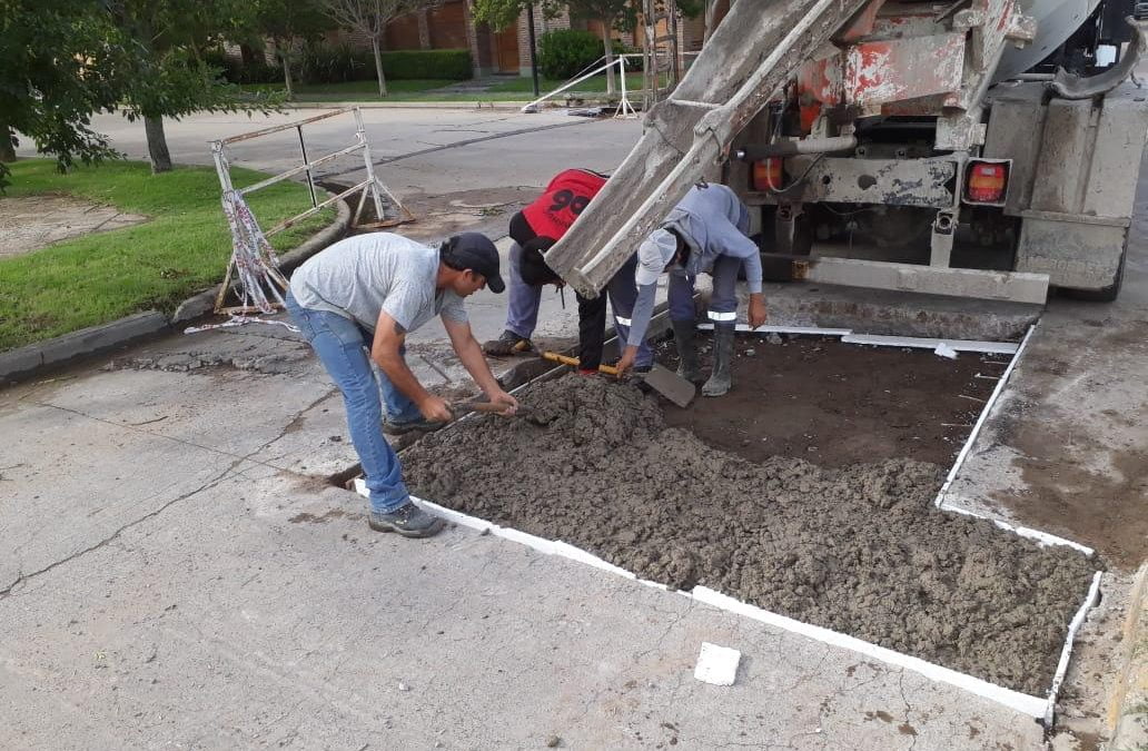 Comenzaron los trabajos de repavimentación y bacheos en Carhué
