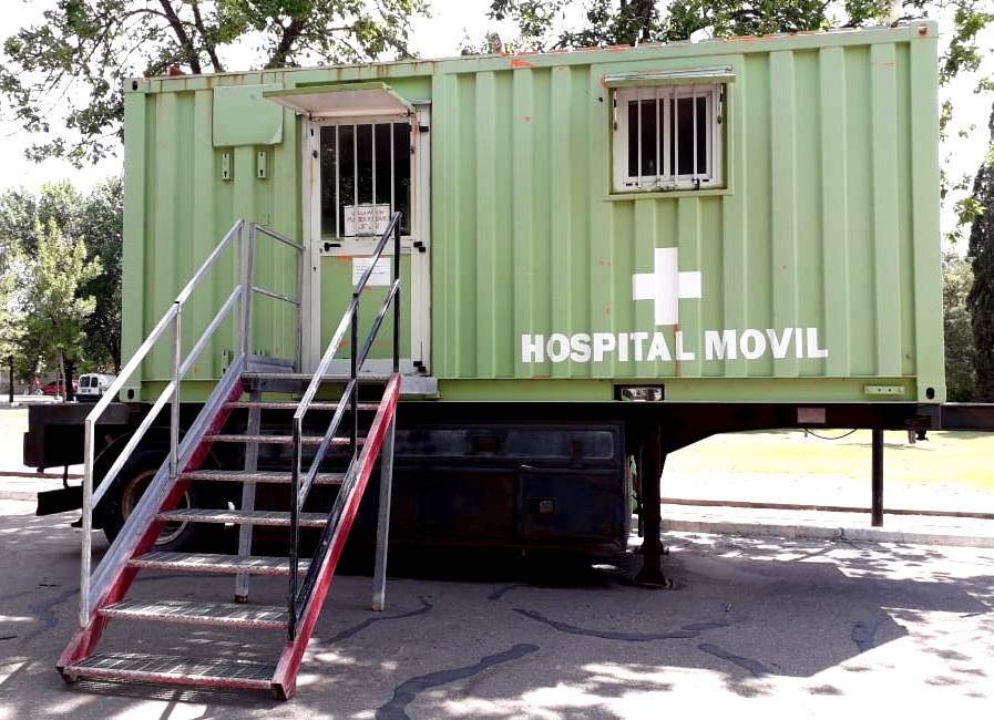 El hospital móvil atenderá en el boulevard Alsina frente al hospital de Carhué