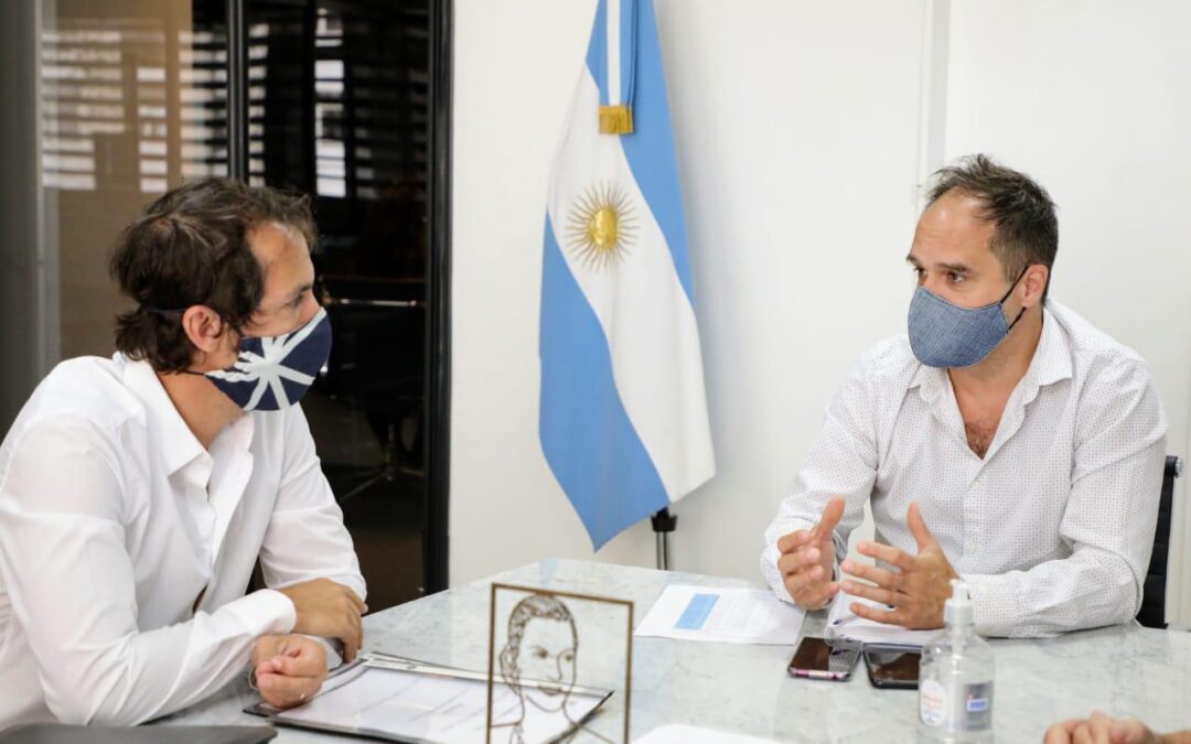 Andres solicitó Viviendas  a Nación para Adolfo Alsina