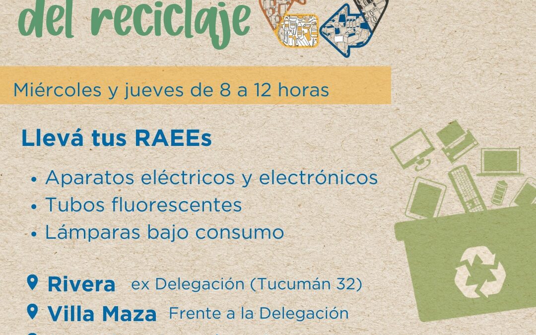Recolección de RAEEs en Rivera, Villa Maza y San Miguel