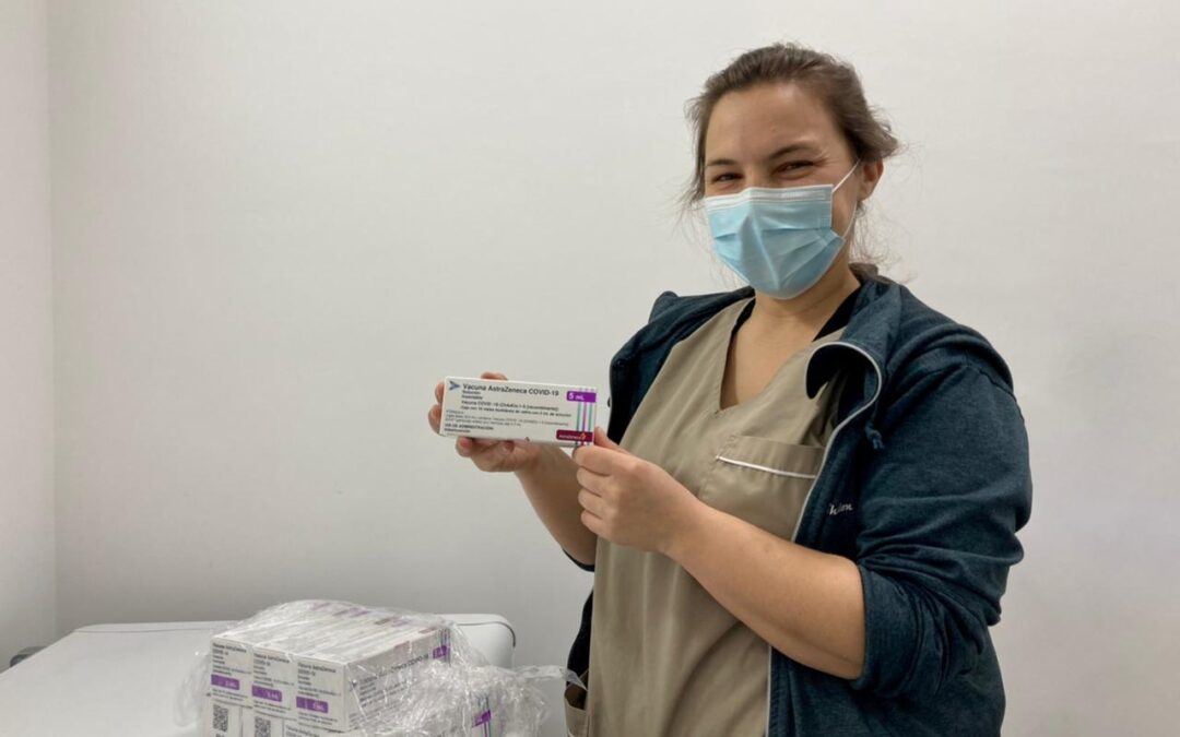 Llegaron 700 dosis de la Vacuna de Astrazéneca