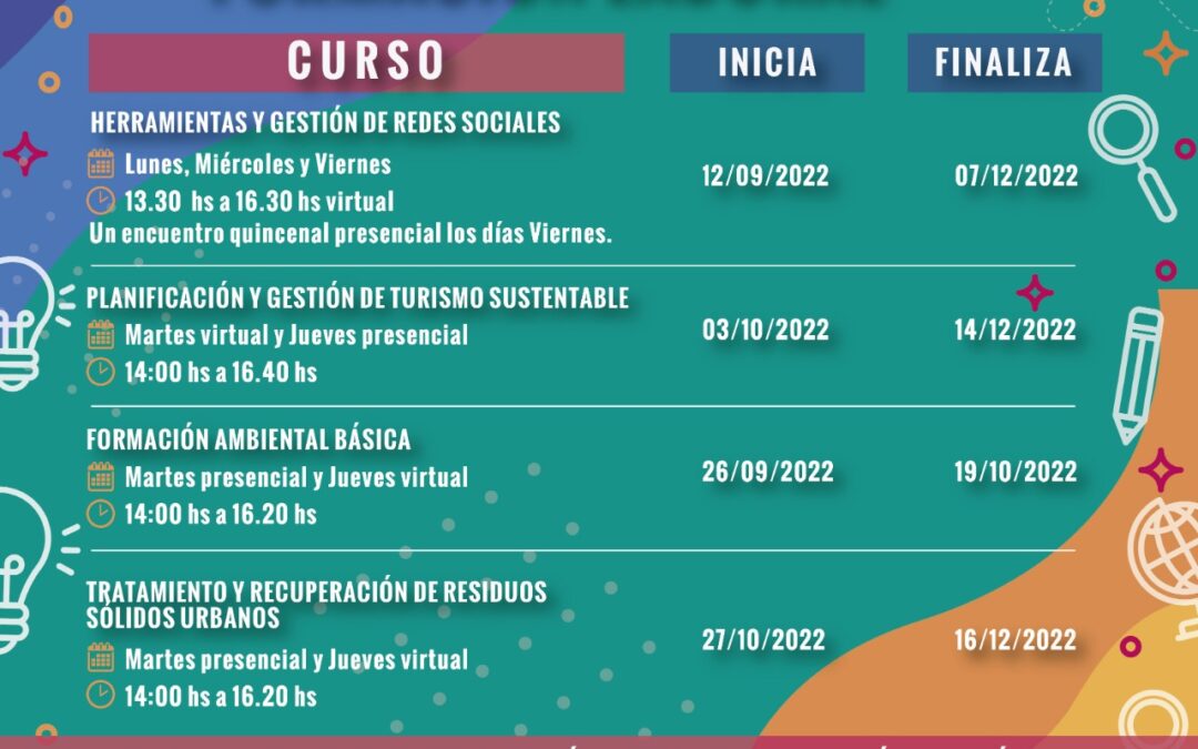 Centro de Formación Laboral: más cursos, más oportunidades
