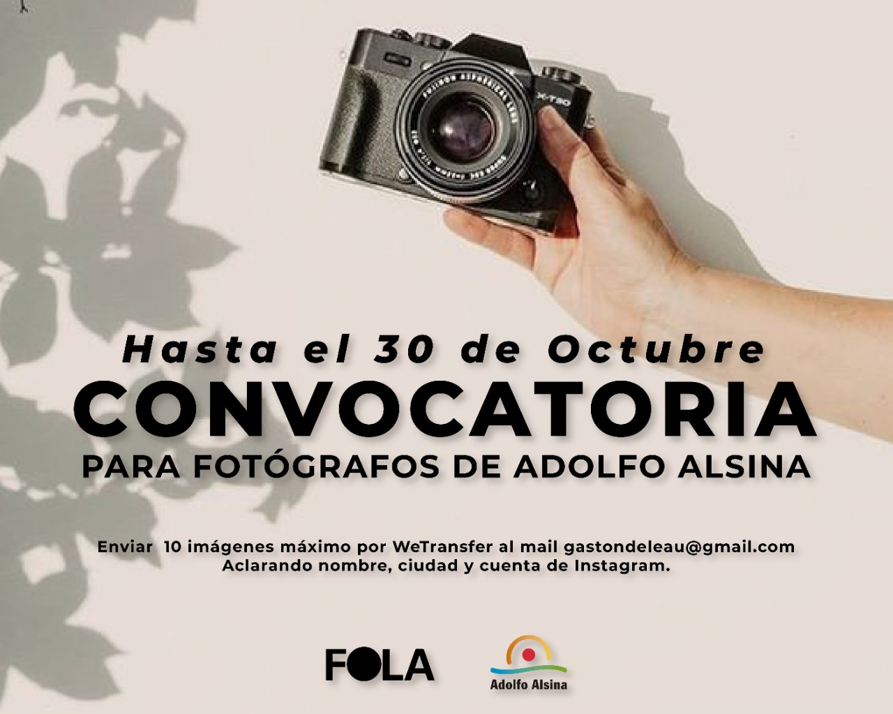 burlarse de lector lona Convocatoria para fotógrafos de Adolfo Alsina - Municipalidad de Adolfo  Alsina