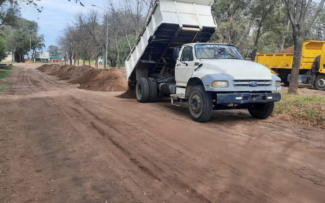 Villa Maza: trabajan en la Nivelación de la Avenida Rivadavia