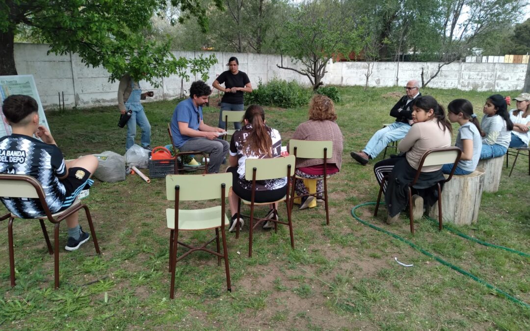 Jóvenes en Trama de Villa Maza siempre activos