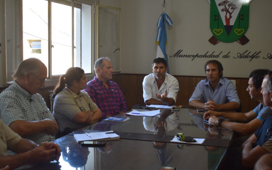 Reunión de Seguridad con representantes del sector rural de Adolfo Alsina