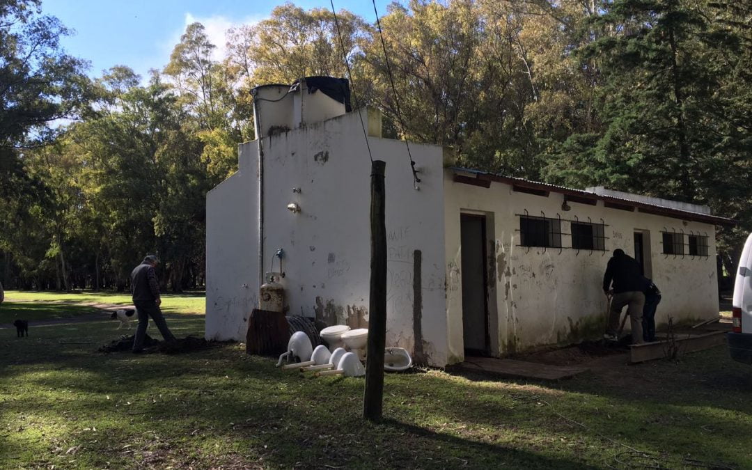 Comenzamos la obra de ampliación de baños en La Chacra