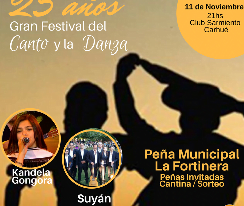 Llega el 25º Festival del Canto y la Danza