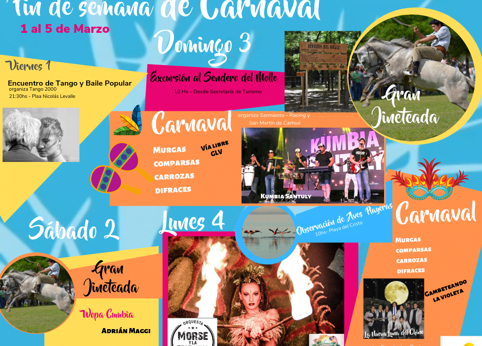 Gran Fin de Semana de Carnaval en Carhué
